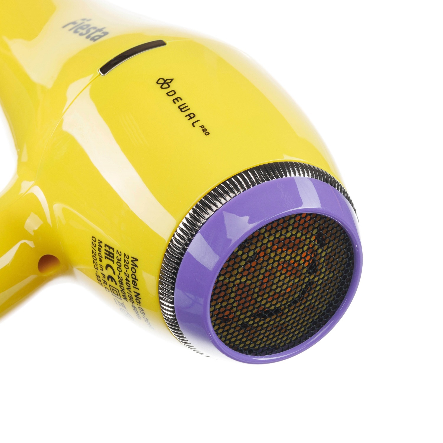 Деваль Про Фен Fiesta с ионизацией, манго, 3 насадки, 2600 Вт (Dewal Pro, Фены) фото 9