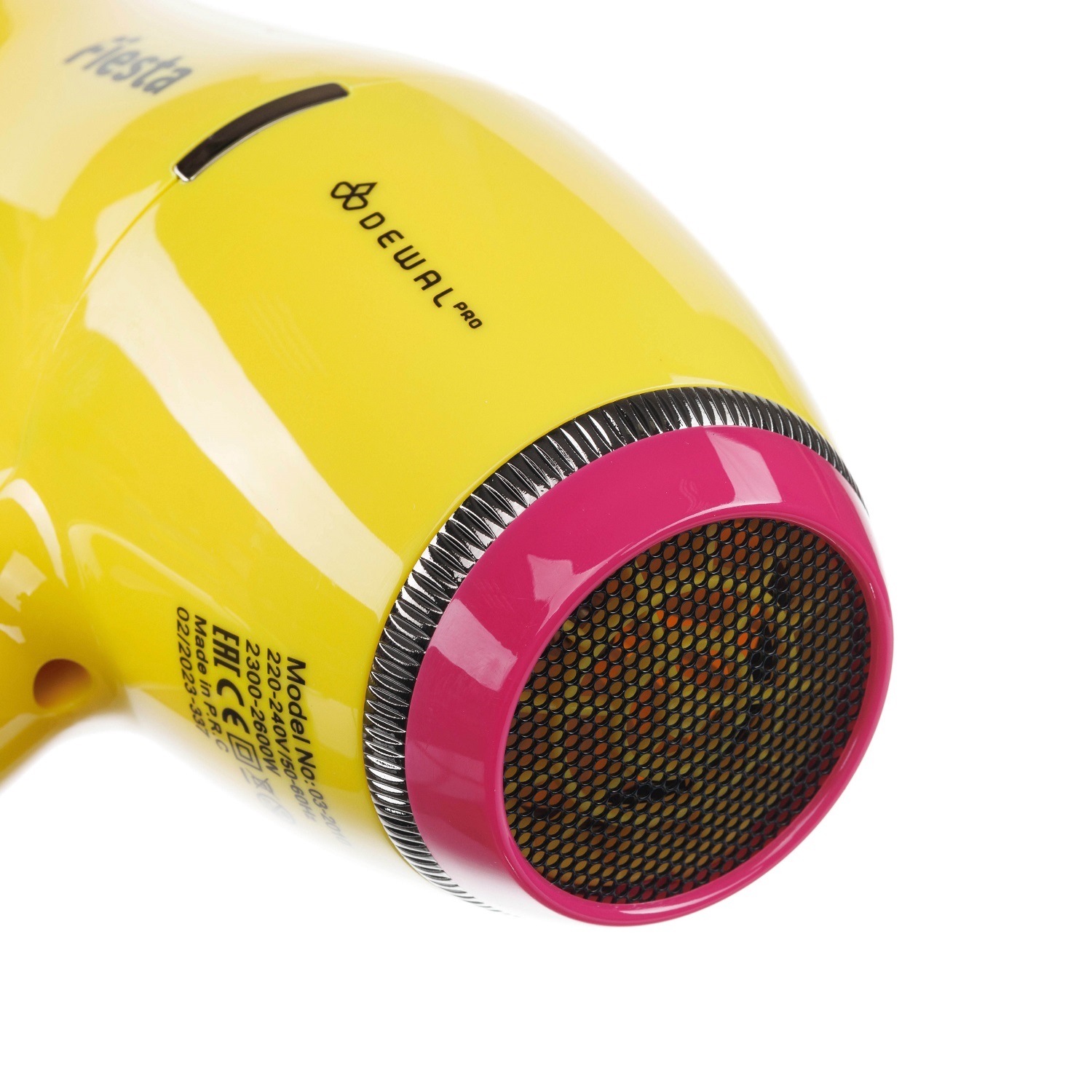 Деваль Про Фен Fiesta с ионизацией, манго, 3 насадки, 2600 Вт (Dewal Pro, Фены) фото 8