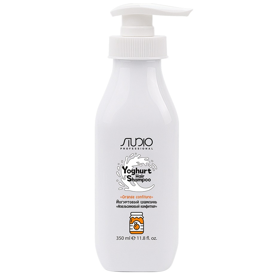 Kapous Professional Йогуртовый шампунь для волос «Апельсиновый конфитюр», 350 мл (Kapous Professional, Studio Professional)