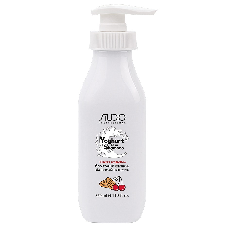 Kapous Professional Йогуртовый шампунь для волос «Вишнёвый амаретто», 350 мл (Kapous Professional, Studio Professional)