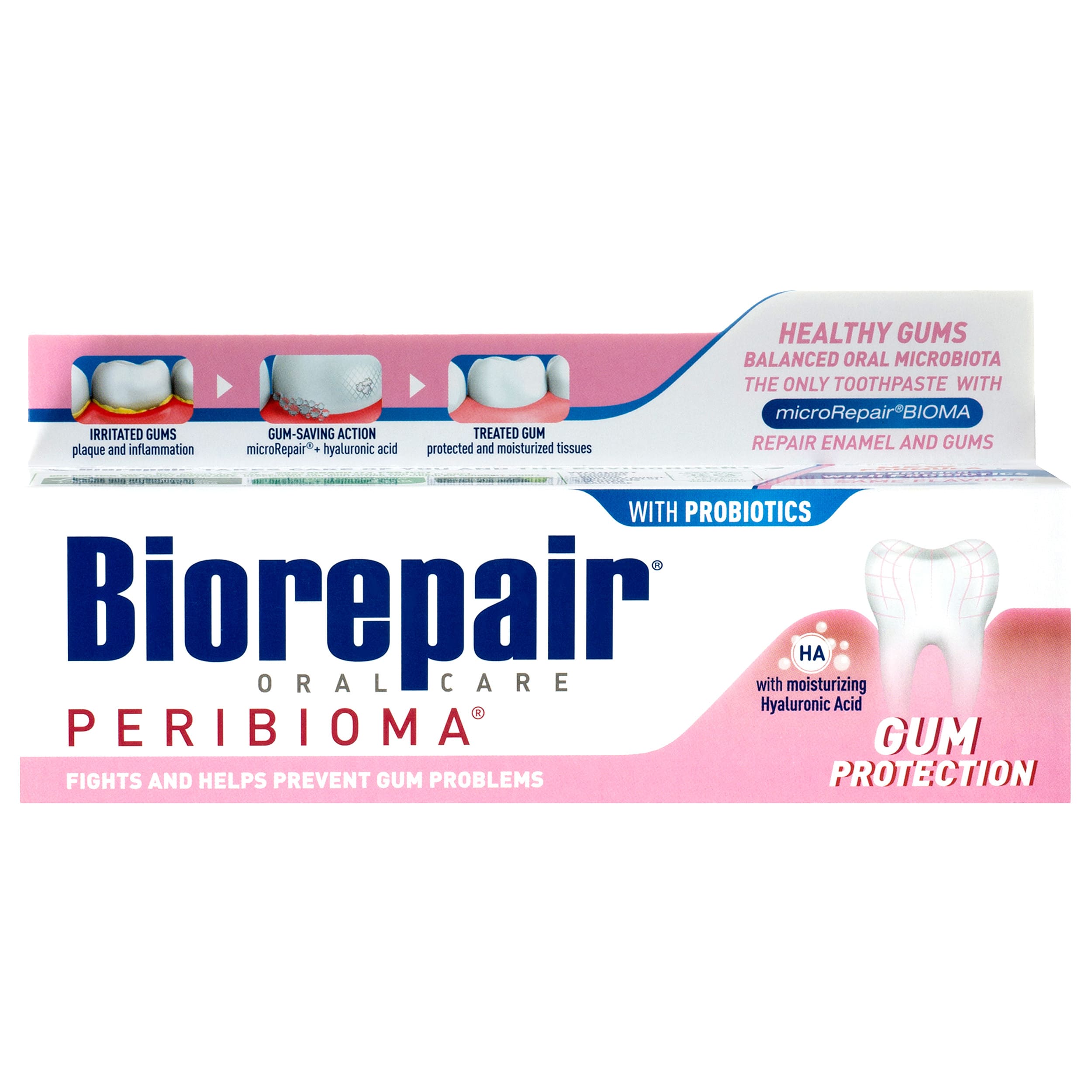 Биорепейр Зубная паста для защиты десен Peribioma Gum Protection, 75 мл (Biorepair, Чувствительные зубы) фото 1