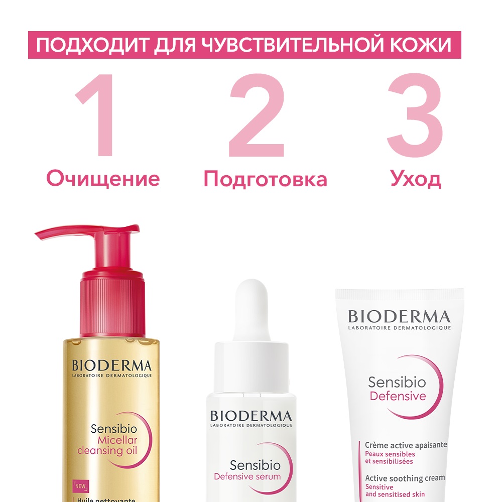 Биодерма Очищающее мицеллярное масло для чувствительной кожи, 150 мл (Bioderma, Sensibio) фото 1