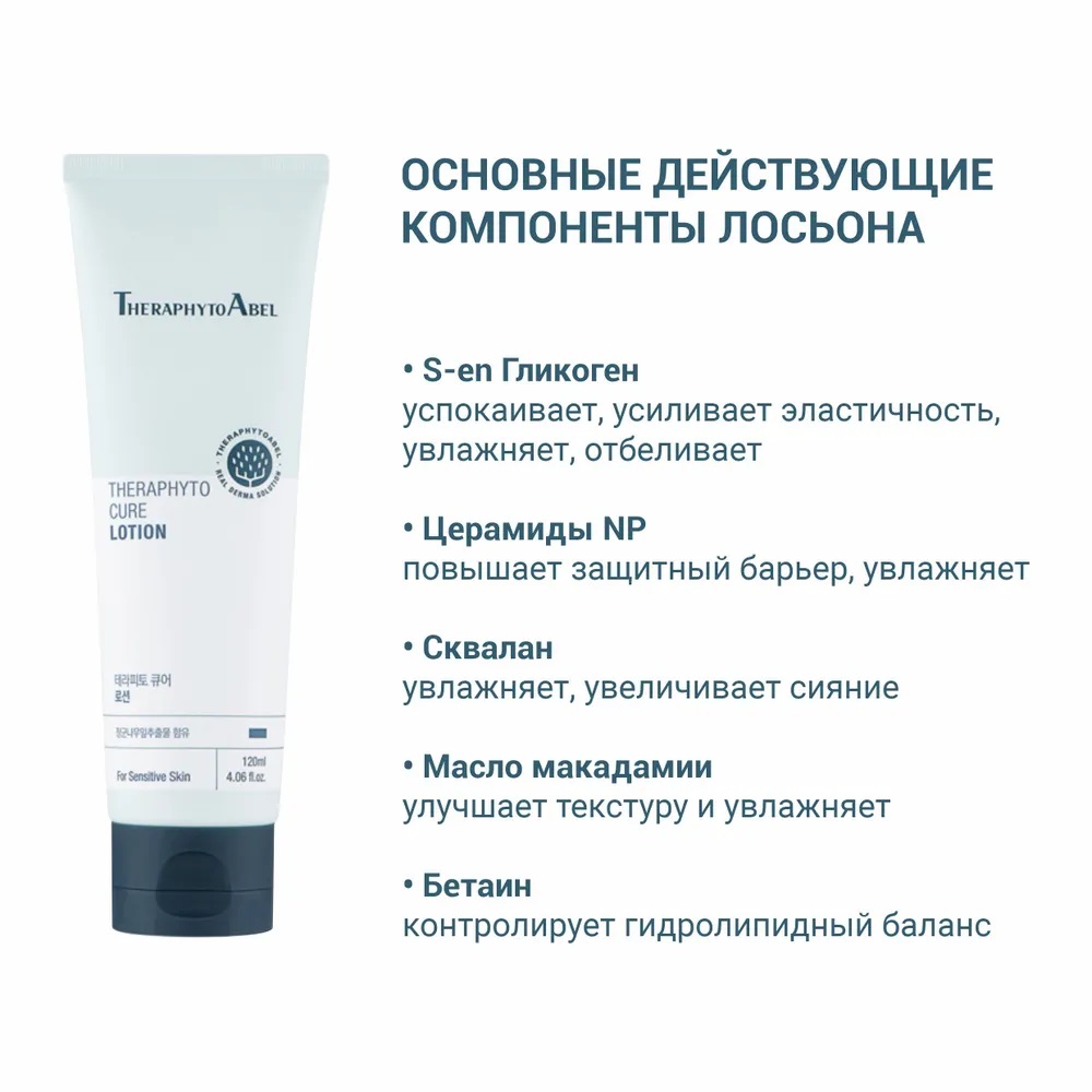 ТерафитоАбель Увлажняющий лосьон Cure Lotion 0+, 120 мл (TheraphytoAbel, Theraphyto) фото 3