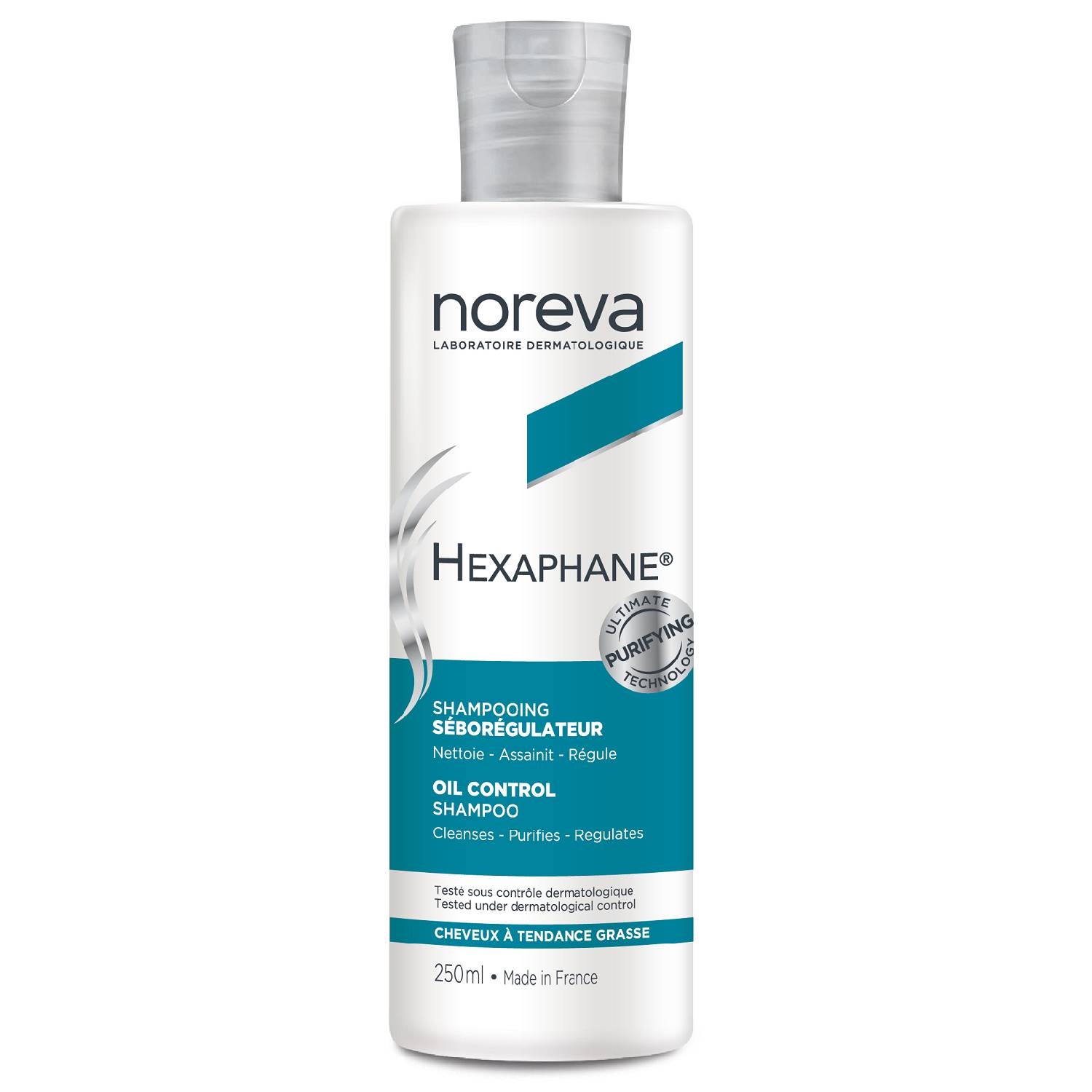 Noreva Шампунь для жирных волос Oil Control Shampoo, 250 мл (Noreva, Hexaphane)