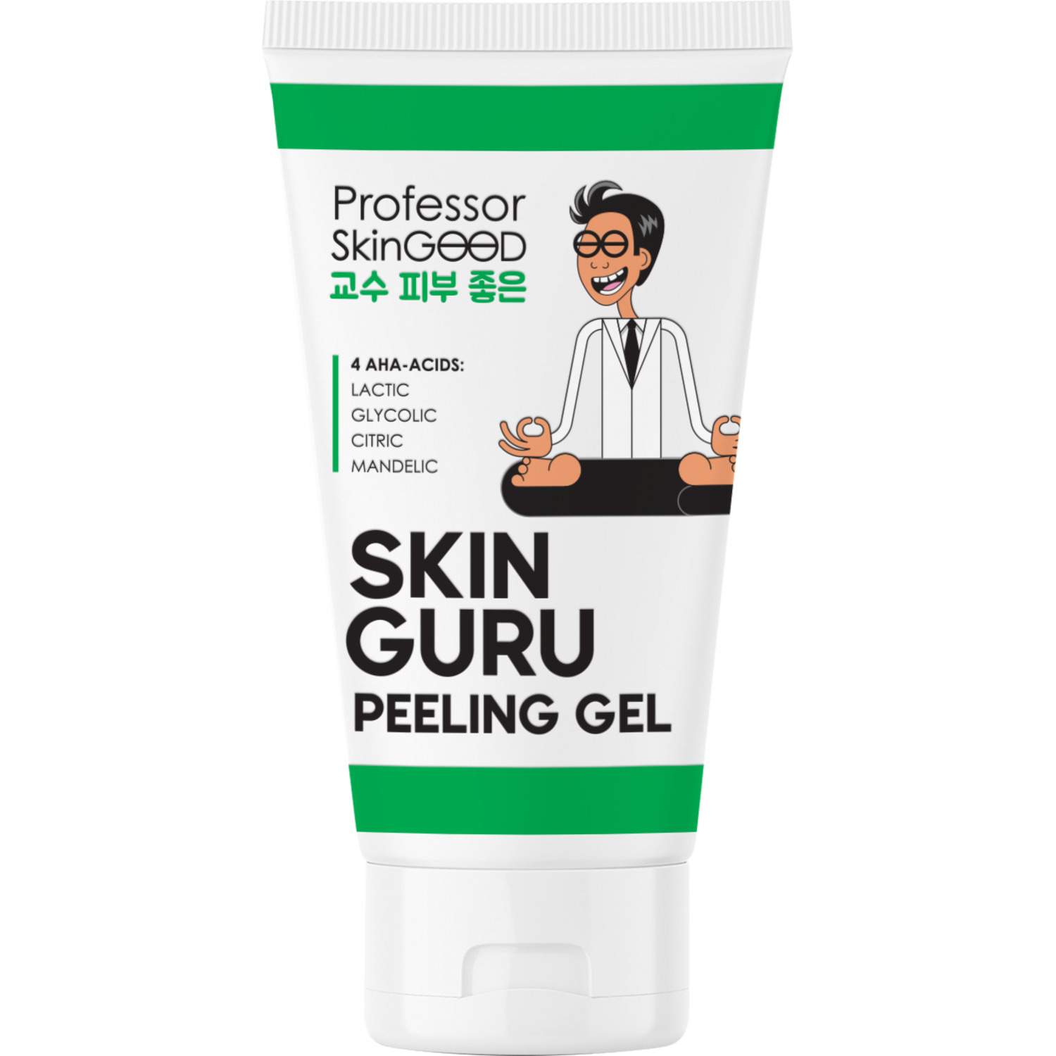 Professor SkinGOOD Пилинг скатка с AHA-кислотами Skin Guru Peeling Gel, 35 мл (Professor SkinGOOD, Умывание и очищение) пилинг для лица professor skingood пилинг скатка skin guru peeling gel для лица с aha кислотами