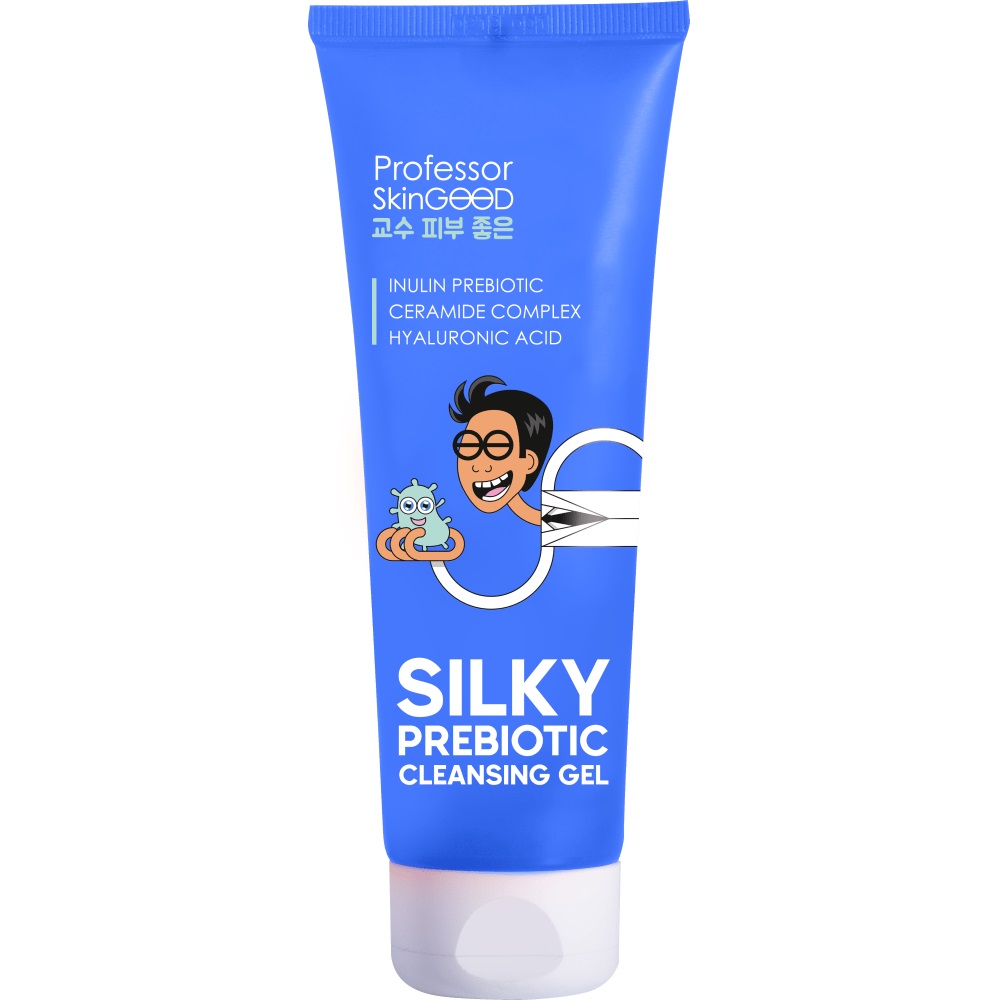 гель для умывания professor skingood гель для умывания лица silky prebiotic cleansing gel увлажняющий с пребиотиками Professor SkinGOOD Увлажняющий гель с пребиотиками для умывания лица Silky Prebiotic Cleansing Gel 14+, 120 мл (Professor SkinGOOD, Умывание и очищение)