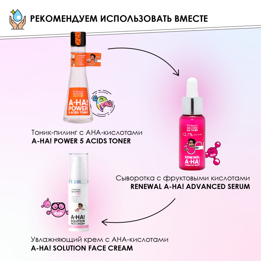  Увлажняющий крем для лица A-HA! Solution Face Cream 14+, 50 мл (Professor SkinGOOD, Уход) фото 4