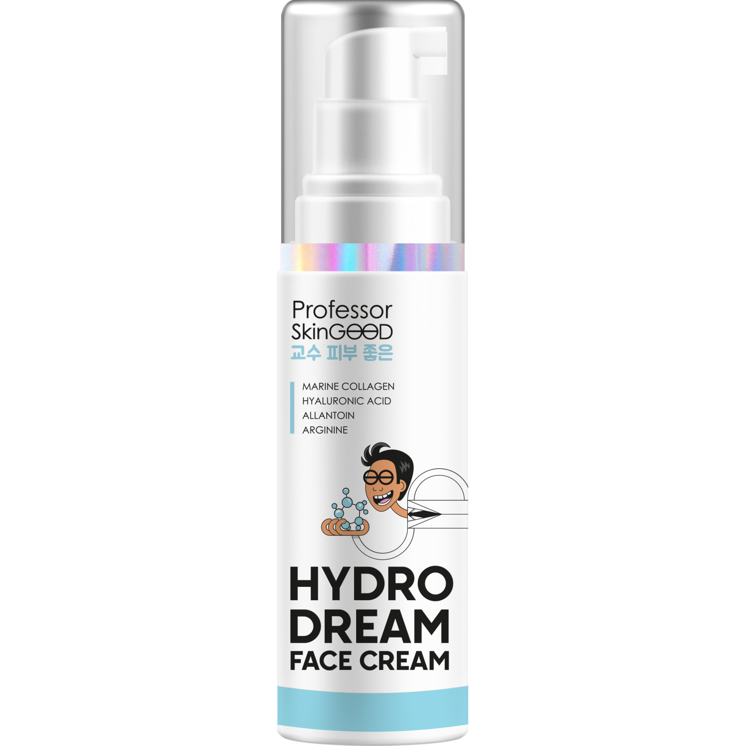 Professor SkinGOOD Увлажняющий крем с морским коллагеном и гиалуроновой кислотой Hydro Dream Face Cream, 50 мл (Professor SkinGOOD, Уход) уход за лицом professor skingood крем для лица увлажняющий hydro dream face cream с морским коллагеном и гиалуроновой кислотой