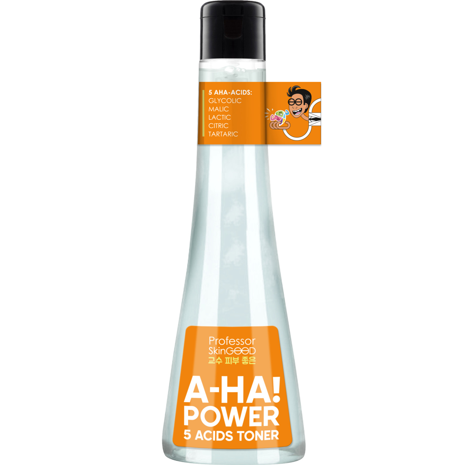 Professor SkinGOOD Тоник с AHA-кислотами для лица Aha! Power 5 Acids Toner, 125 мл (Professor SkinGOOD, Умывание и очищение) тоник пилинг для лица professor skingood с aha кислотами 125 мл