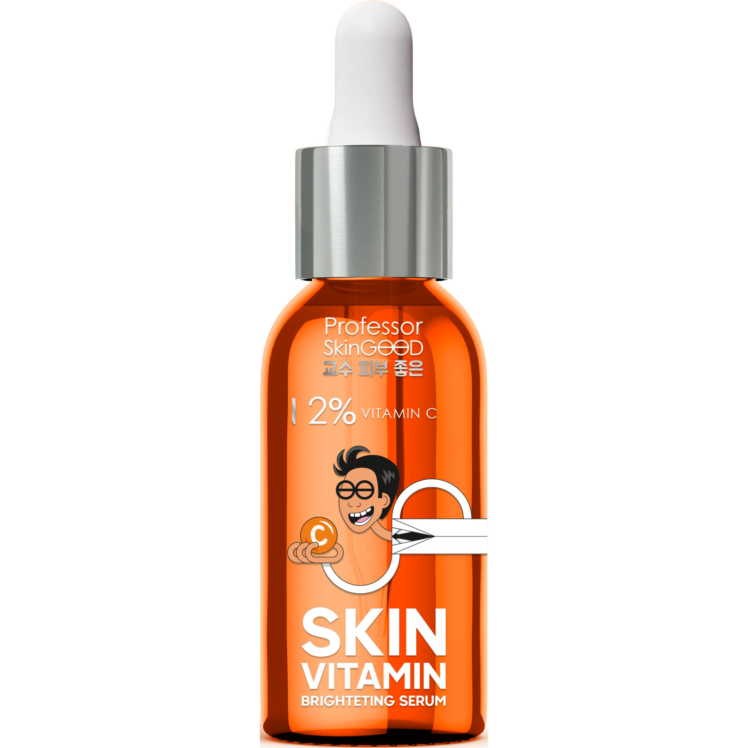 Professor SkinGOOD Сыворотка с витамином С Skin Vitamin Brightening Serum, 30 мл (Professor SkinGOOD, Уход) professor skingood увлажняющая сыворотка с пептидами skin peptidius revitalizing serum 30 мл professor skingood уход