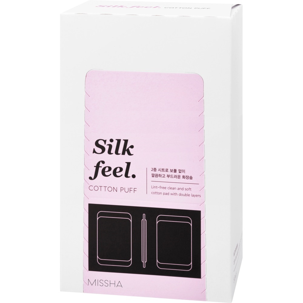 Миша Ватные диски Silk Feel Cotoon Puf, 80 шт (Missha, Supplement) фото 0