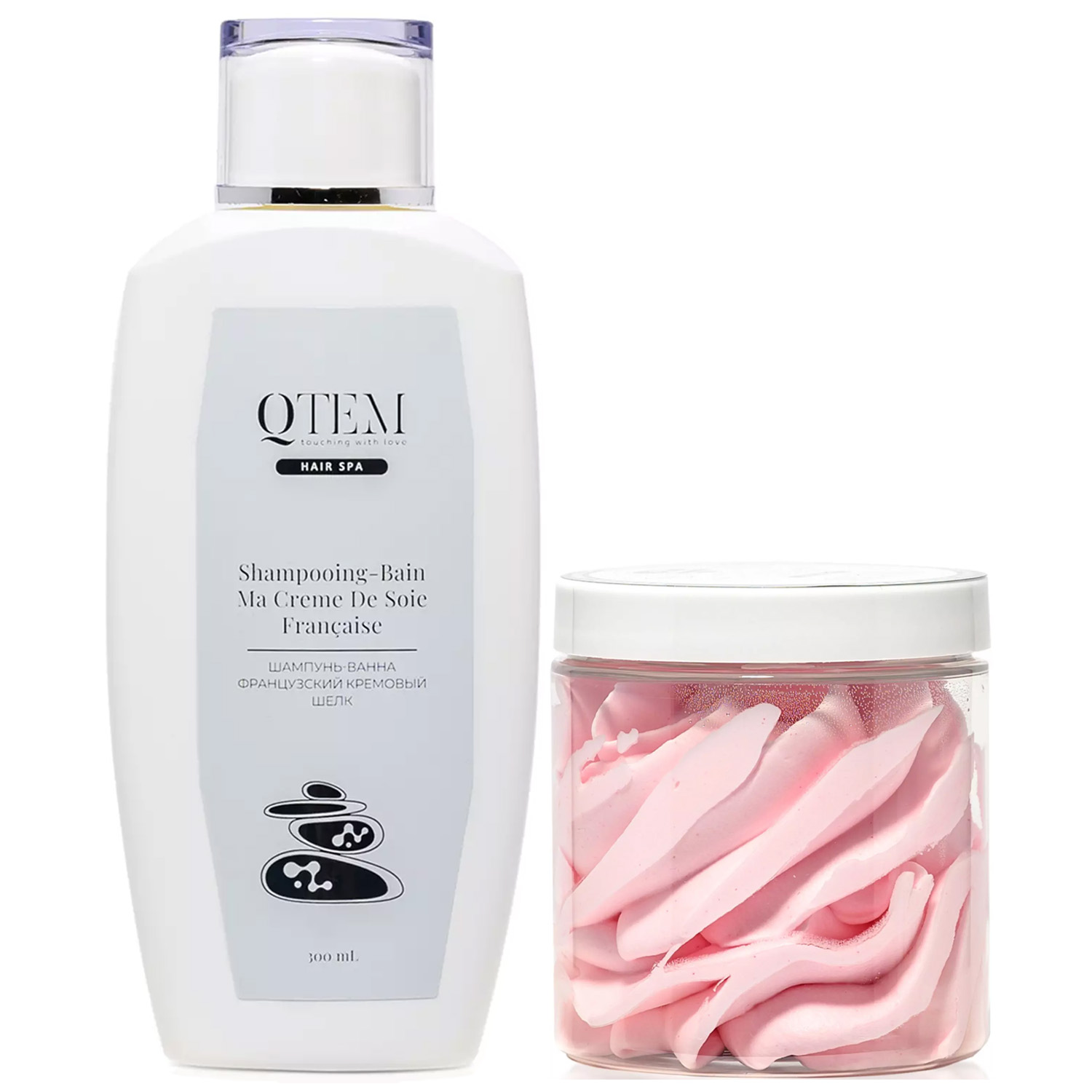 Qtem Набор для восстановления и роста ломких, неэластичных волос, 2 средства (Qtem, Hair Spa) цена и фото