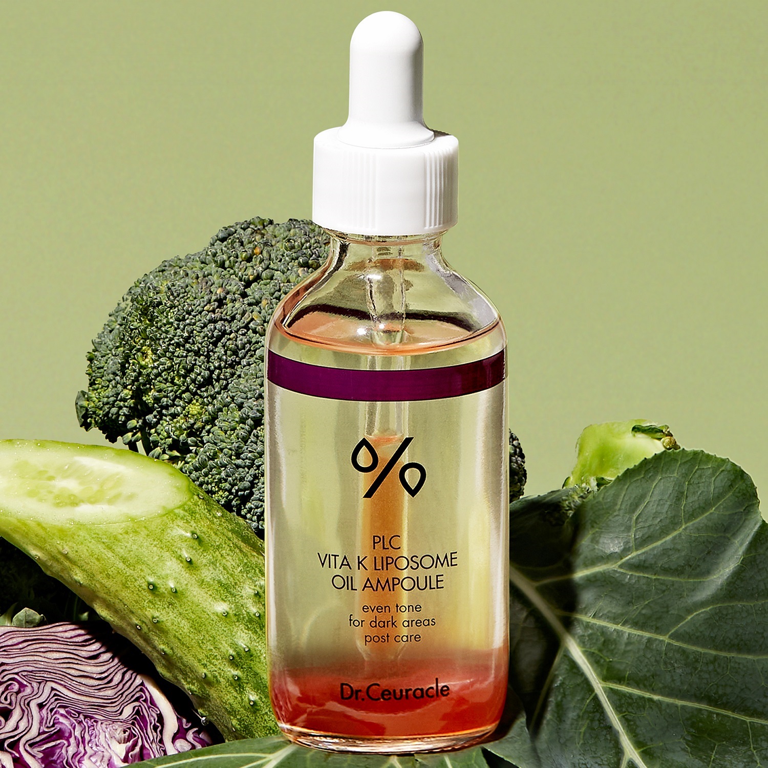 Доктор Сьюрикл Двухфазная липосомальная сыворотка с витамином К PLC Vita K Liposome Oil Ampoule, 50 мл (Dr. Ceuracle, Hyal reyouth) фото 0