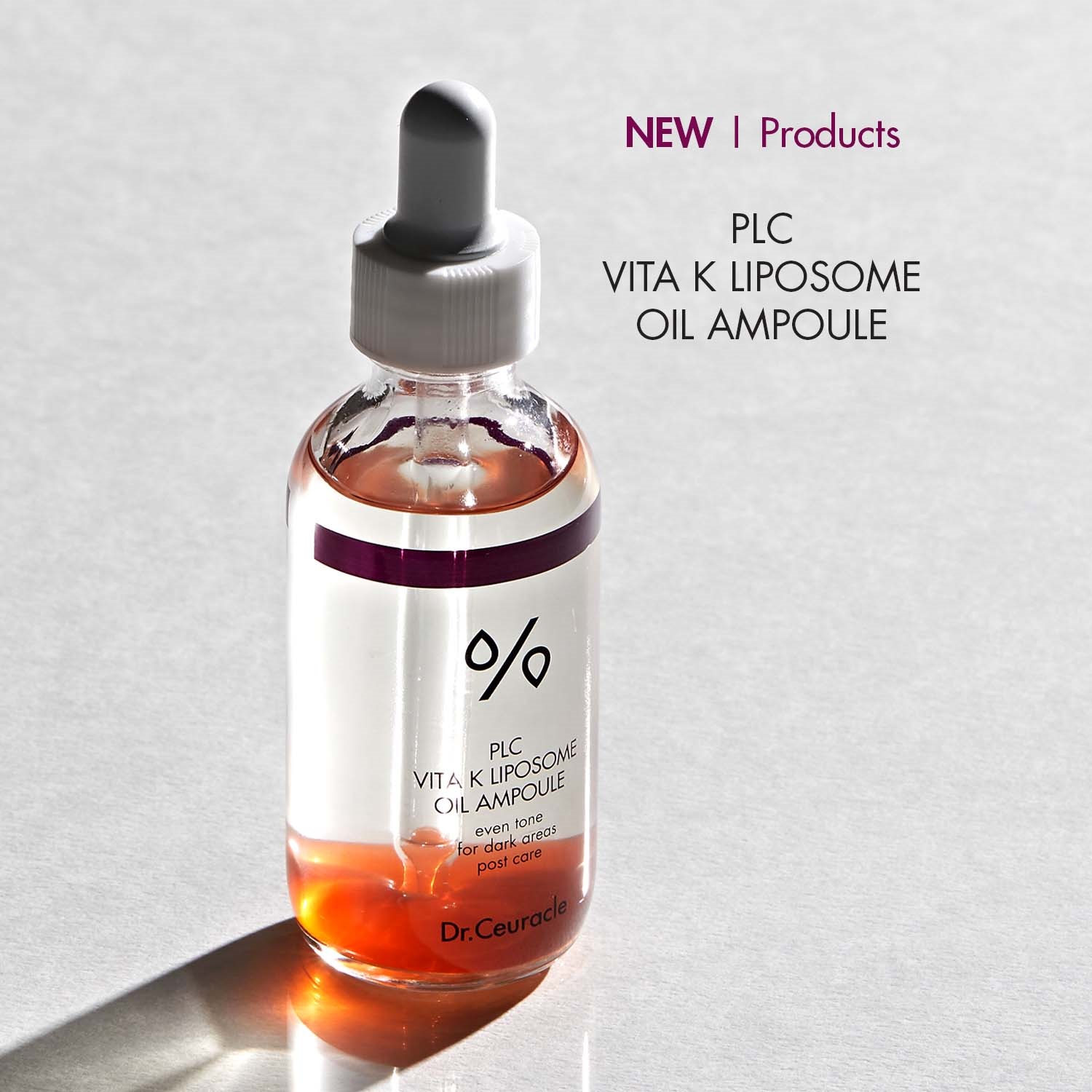 Доктор Сьюрикл Двухфазная липосомальная сыворотка с витамином К PLC Vita K Liposome Oil Ampoule, 50 мл (Dr. Ceuracle, Hyal reyouth) фото 2