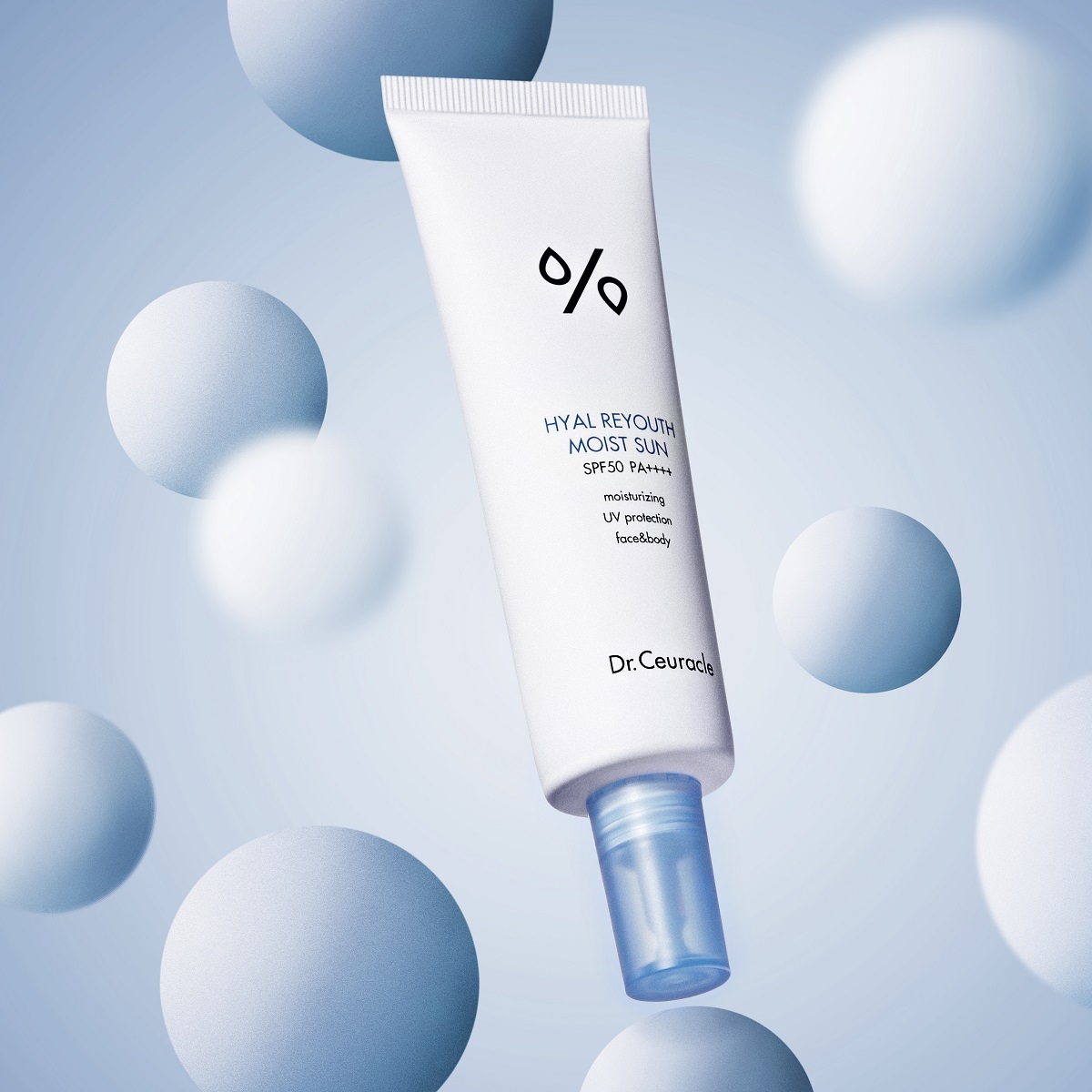 Доктор Сьюрикл Увлажняющий солнцезащитный крем-гель Moist Sun SPF50+ PA++++, 50 мл (Dr. Ceuracle, Hyal reyouth) фото 2