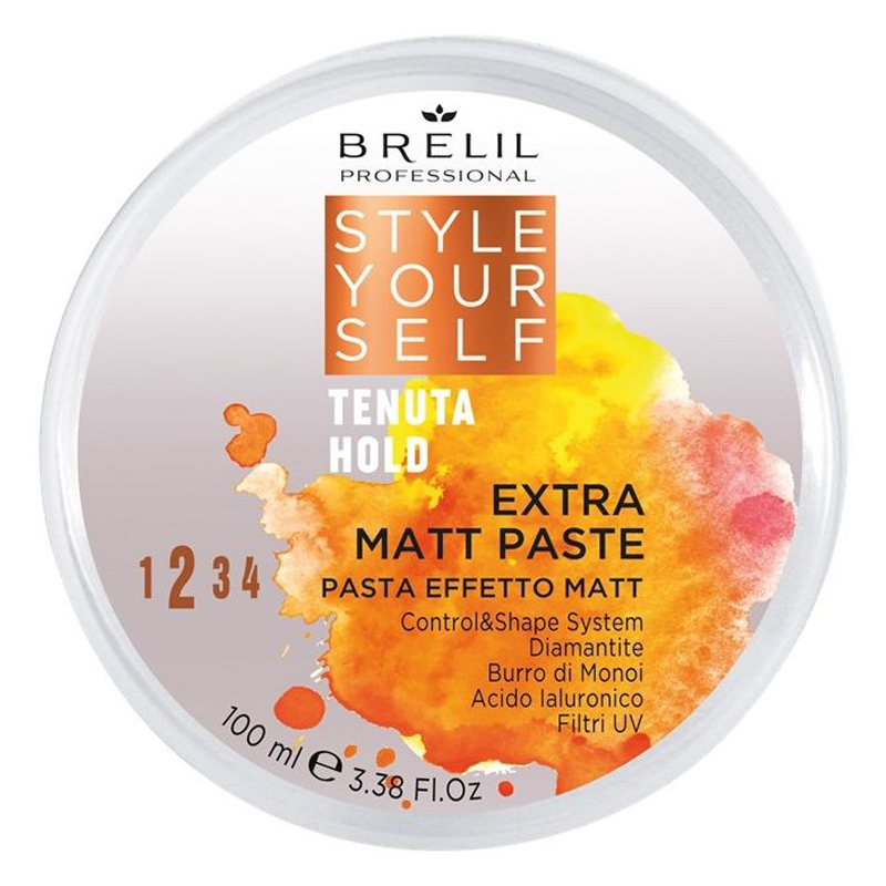 Brelil Professional Моделирующая паста с матовым эффектом Extra Matt Paste, 100 мл (Brelil Professional, Style Your Self) brelil professional гель для укладки сильной фиксации strong gel 200 мл brelil professional style your self