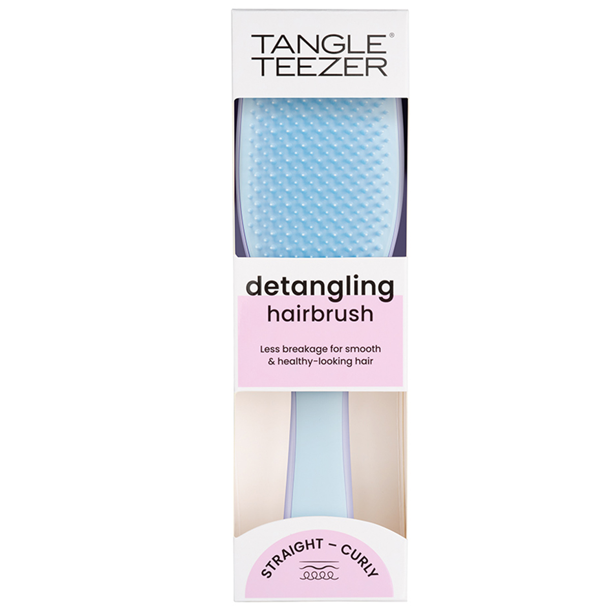 Тангл Тизер Расческа для прямых и волнистых волос Lilac Cloud & Blue, 40×65×225 мм (Tangle Teezer, The Ultimate Detangler) фото 6