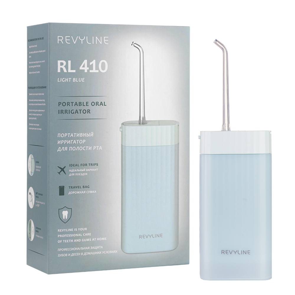  Портативный ирригатор RL 410, голубой (REVYLINE, Ирригаторы) фото 0