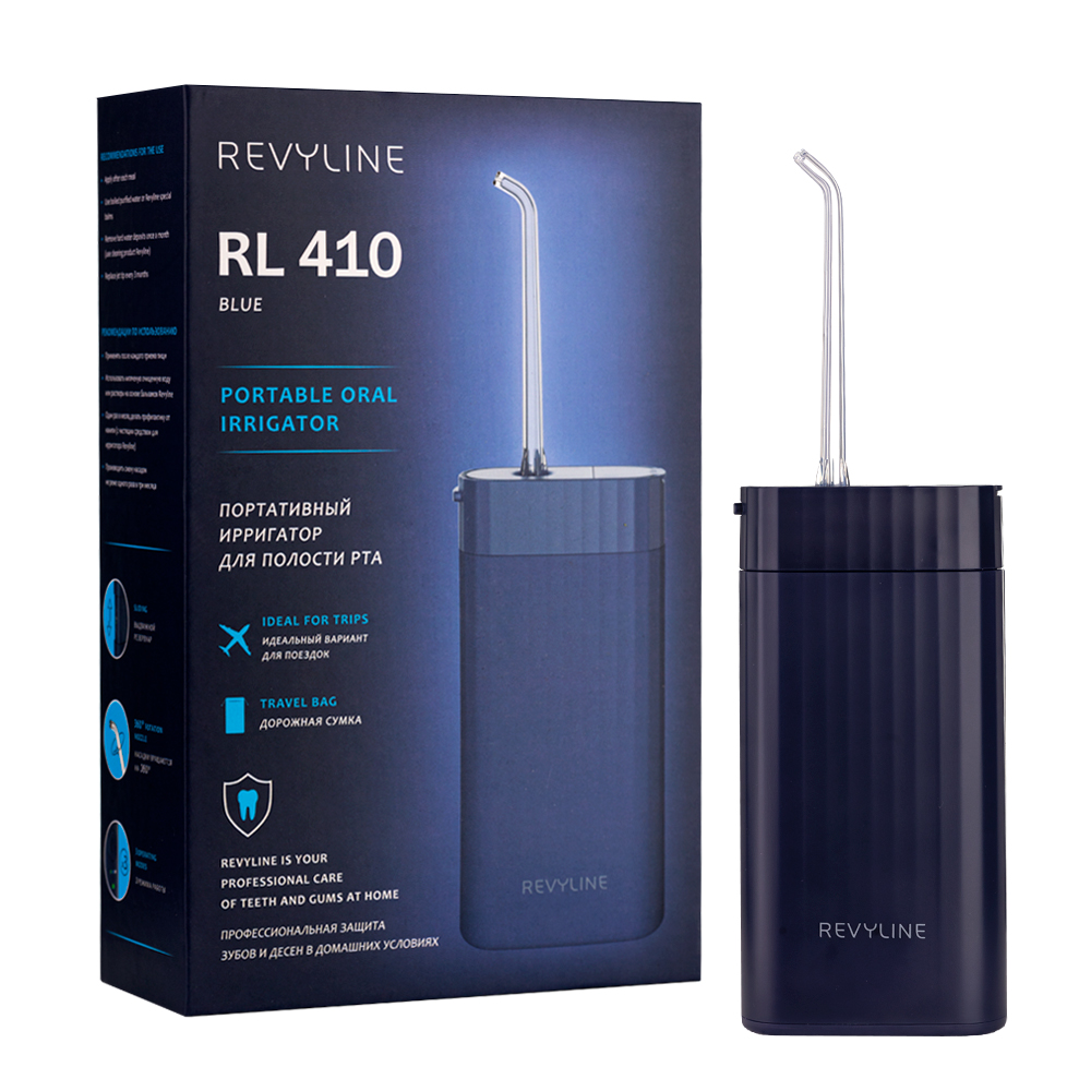 REVYLINE Портативный ирригатор RL 410, синий (REVYLINE, Ирригаторы)