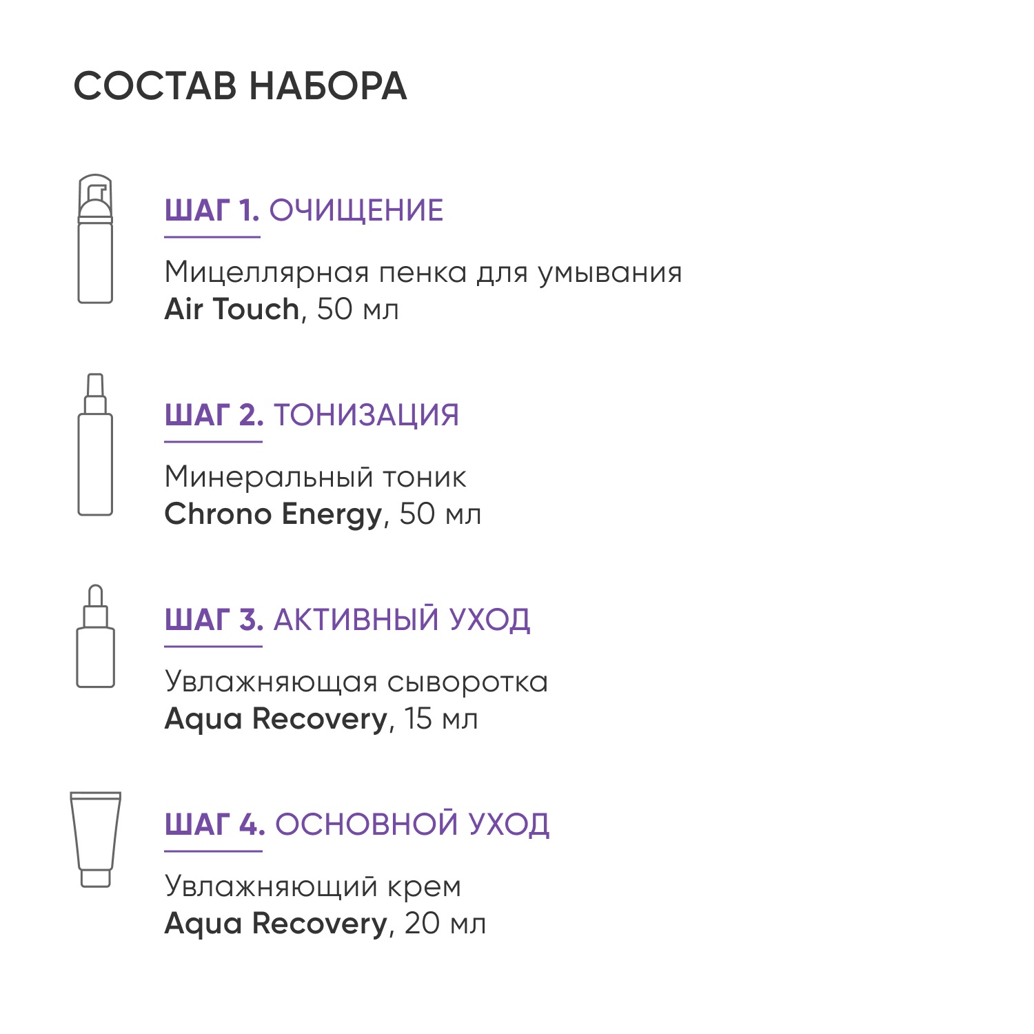 Айкон Скин Набор для интенсивного увлажнения кожи лица, 4 мини-средства (Icon Skin, Re:Mineralize) фото 2