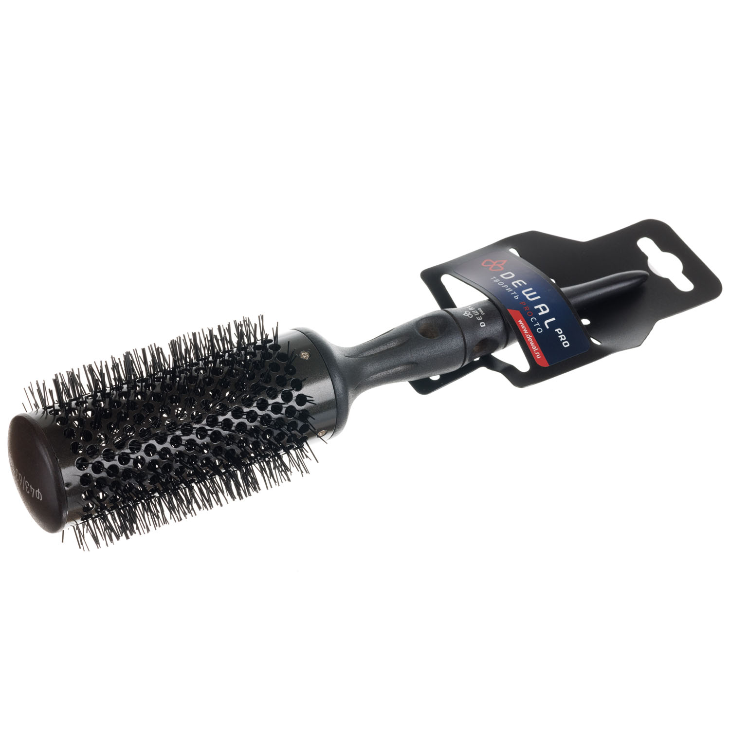 Деваль Про Термобрашинг Multi с керамическим покрытием и нейлоновой ионизированной щетиной, диаметр 35/55 мм (Dewal Pro, Расчески и брашинги) фото 2