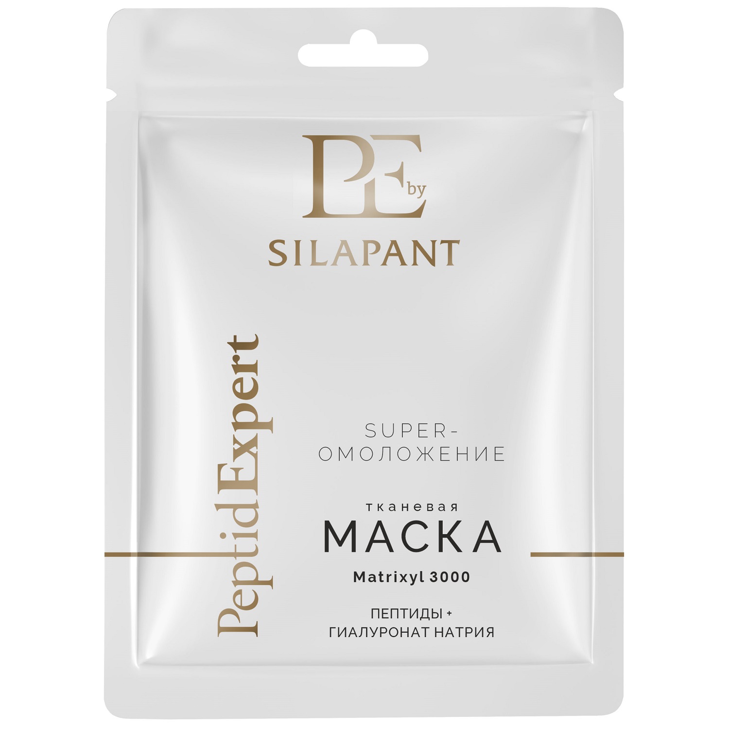Силапант Тканевая маска для лица с пептидами «Суперомоложение», 24 мл (Silapant, PeptidExpert) фото 0