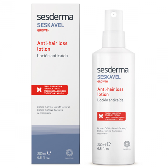 Sesderma Лосьон от выпадения волос, 200 мл (Sesderma, Seskavel) шампунь для частого использования 200 мл sesderma seskavel frequence