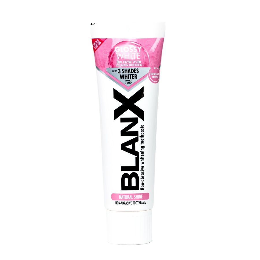 Blanx Зубная паста Glossy White, 75 мл (Blanx, Зубные пасты Blanx) blanx набор отбеливающая зубная паста 2 х 75 мл blanx зубные пасты blanx