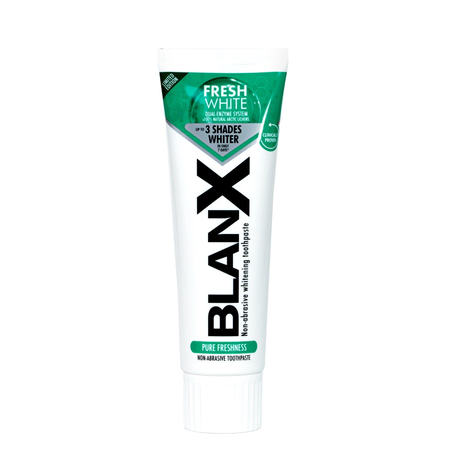 Blanx Зубная паста Fresh White, 75 мл (Blanx, Зубные пасты Blanx) blanx отбеливающая зубная паста o3x professional toothpaste 75 мл blanx зубные пасты blanx
