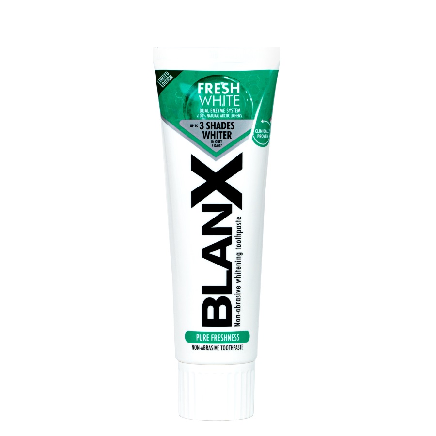 Blanx Зубная паста Fresh White, 75 мл (Blanx, Зубные пасты Blanx) blanx зубная паста отбеливающая advanced whitening 75 мл blanx зубные пасты blanx