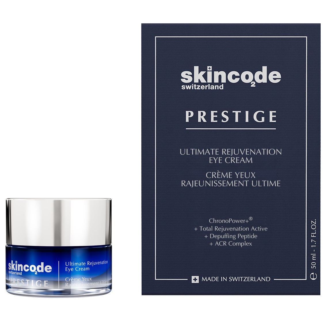 Skincode Тотально преображающий крем для контура глаз, 15 мл (Skincode, Prestige)