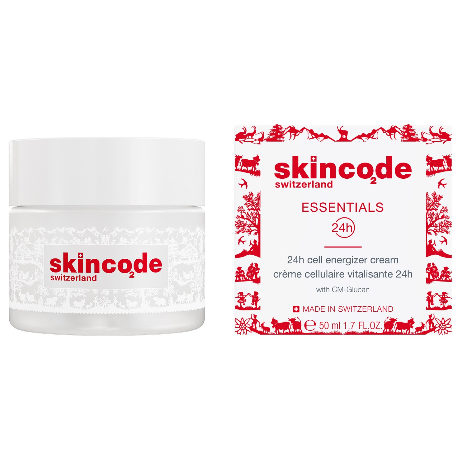 Skincode Энергетический клеточный крем для лица 24 часа в сутки, 50 мл (Skincode, Essentials 24h)