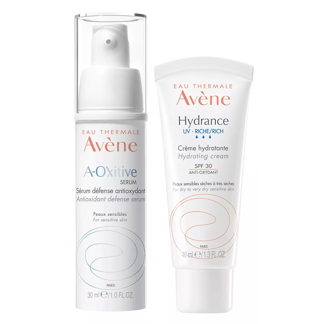 Авен Набор: защитная сыворотка 30 мл + крем SPF30 40 мл (Avene, Hydrance) фото 0