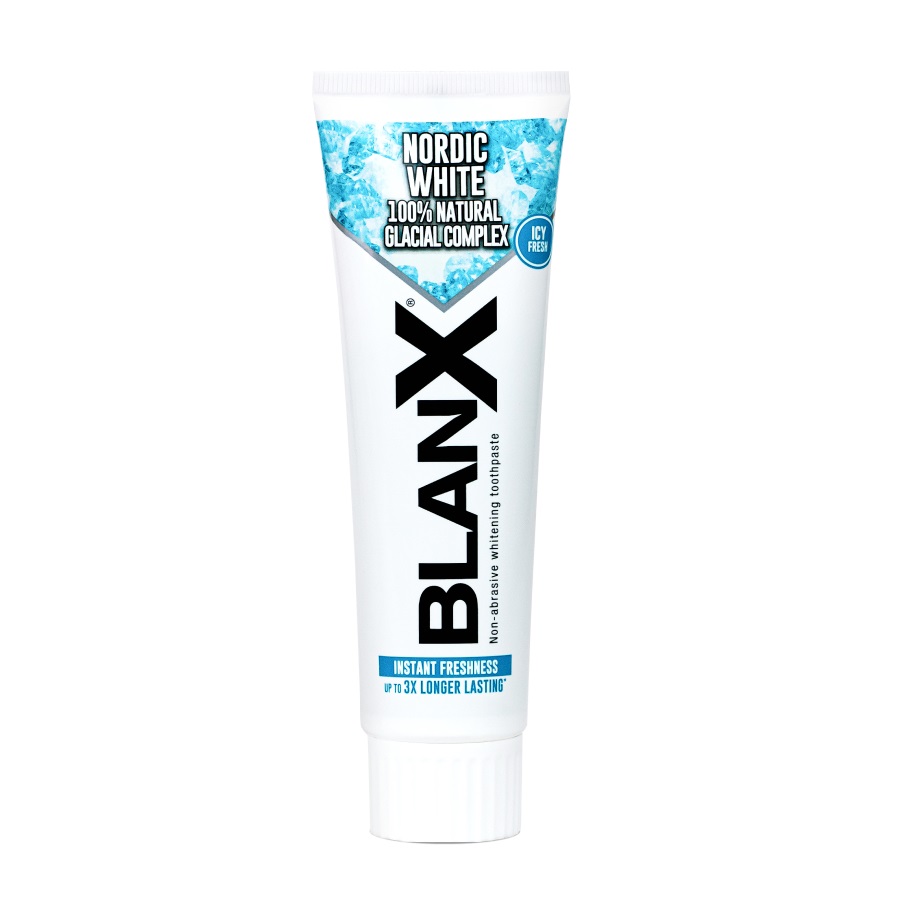 Blanx Зубная паста Nordic White, 75 мл (Blanx, Зубные пасты Blanx) blanx отбеливающая зубная паста o3x professional toothpaste 75 мл blanx зубные пасты blanx