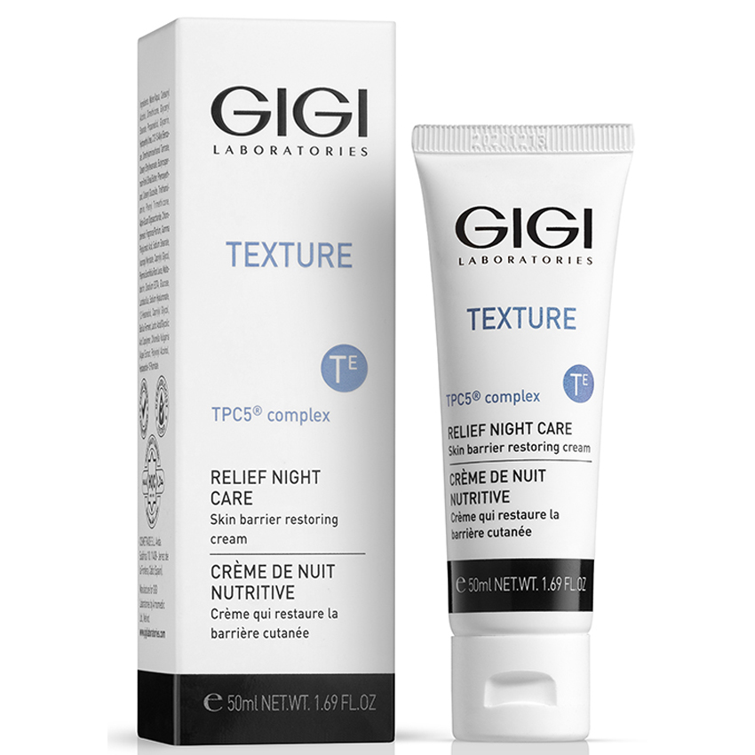 ДжиДжи Ночной восстанавливающий крем Relief Night Cream, 50 мл (GiGi, Texture) фото 0
