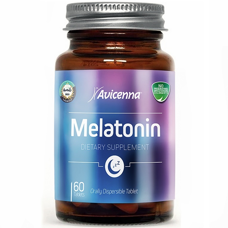 Avicenna Мелатонин 3 мг для здорового и глубокого сна, 60 таблеток (Avicenna, Витамины и минералы)