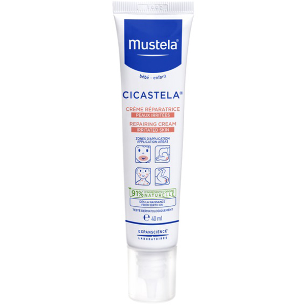 Mustela Восстанавливающий увлажняющий крем Cicastela Repairing Cream 0, 40 мл. фото