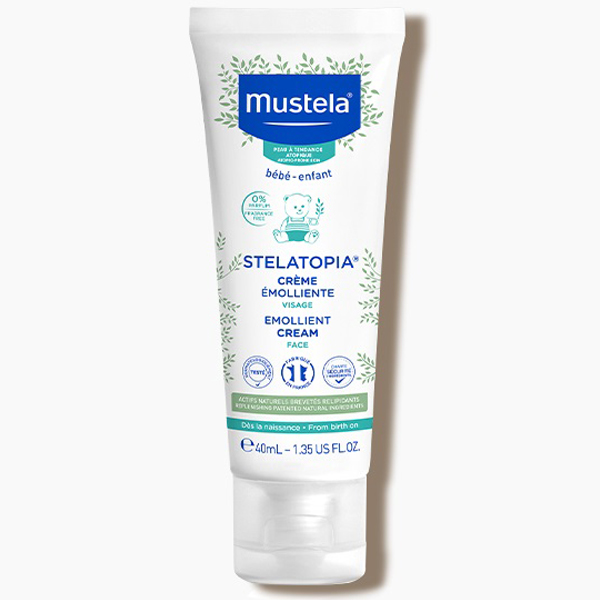 Mustela Крем-эмолент для лица 0+, 40 мл (Mustela, Stelatopia) крем для тела mustela stelatopia 150 мл