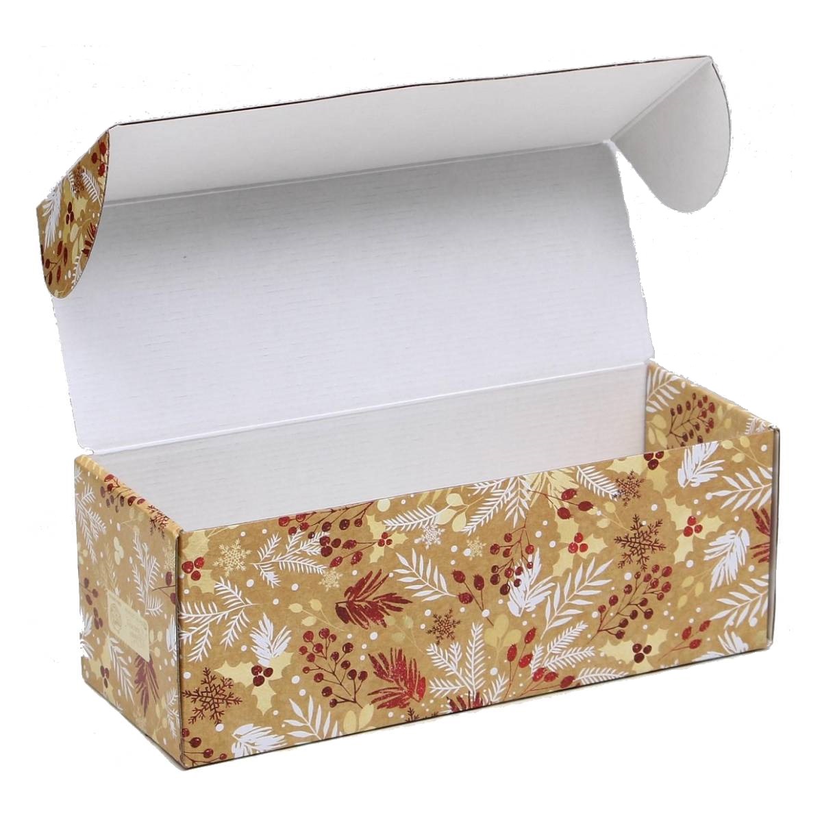  Коробка складная «С Новым Годом», 12 х 33,6 х 12 см (Подарочная упаковка, Коробки) фото 1