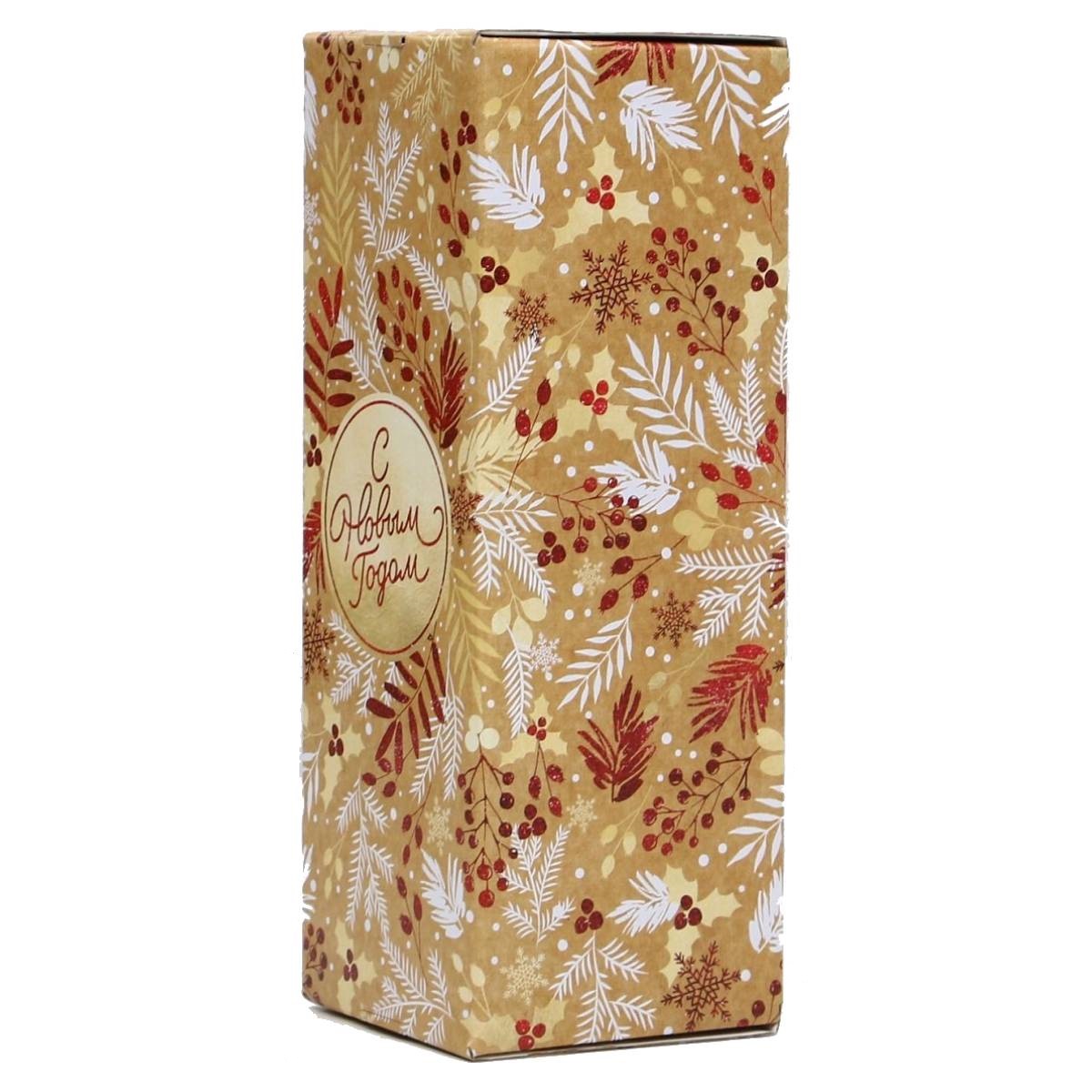  Коробка складная «С Новым Годом», 12 х 33,6 х 12 см (Подарочная упаковка, Коробки) фото 2