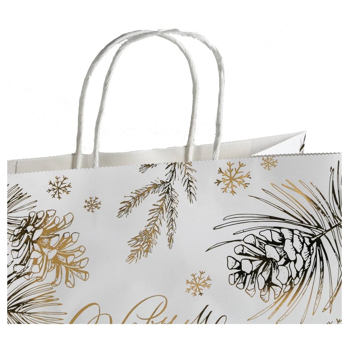 Пакет подарочный крафтовый «С Новым Годом!», 32 x 28 x 15 см (Подарочная упаковка, Пакеты)  Пакет подарочный крафтовый «С Новым Годом!», 32 x 28 x 15 см (Подарочная упаковка, Пакеты) фото 1