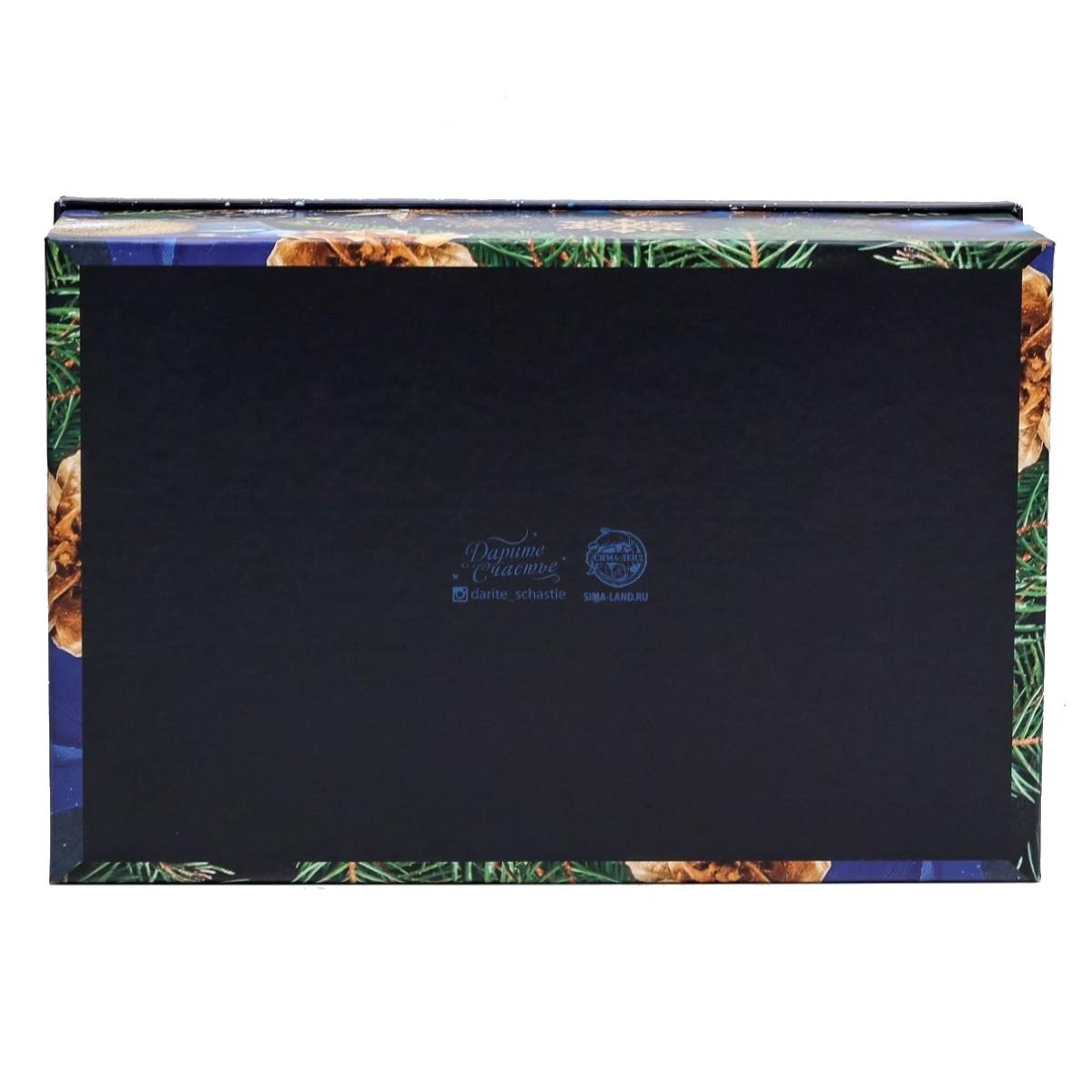  Коробка подарочная «Новогодние игрушки», 28 x 18,5 x 11,5 см (Подарочная упаковка, Коробки) фото 4