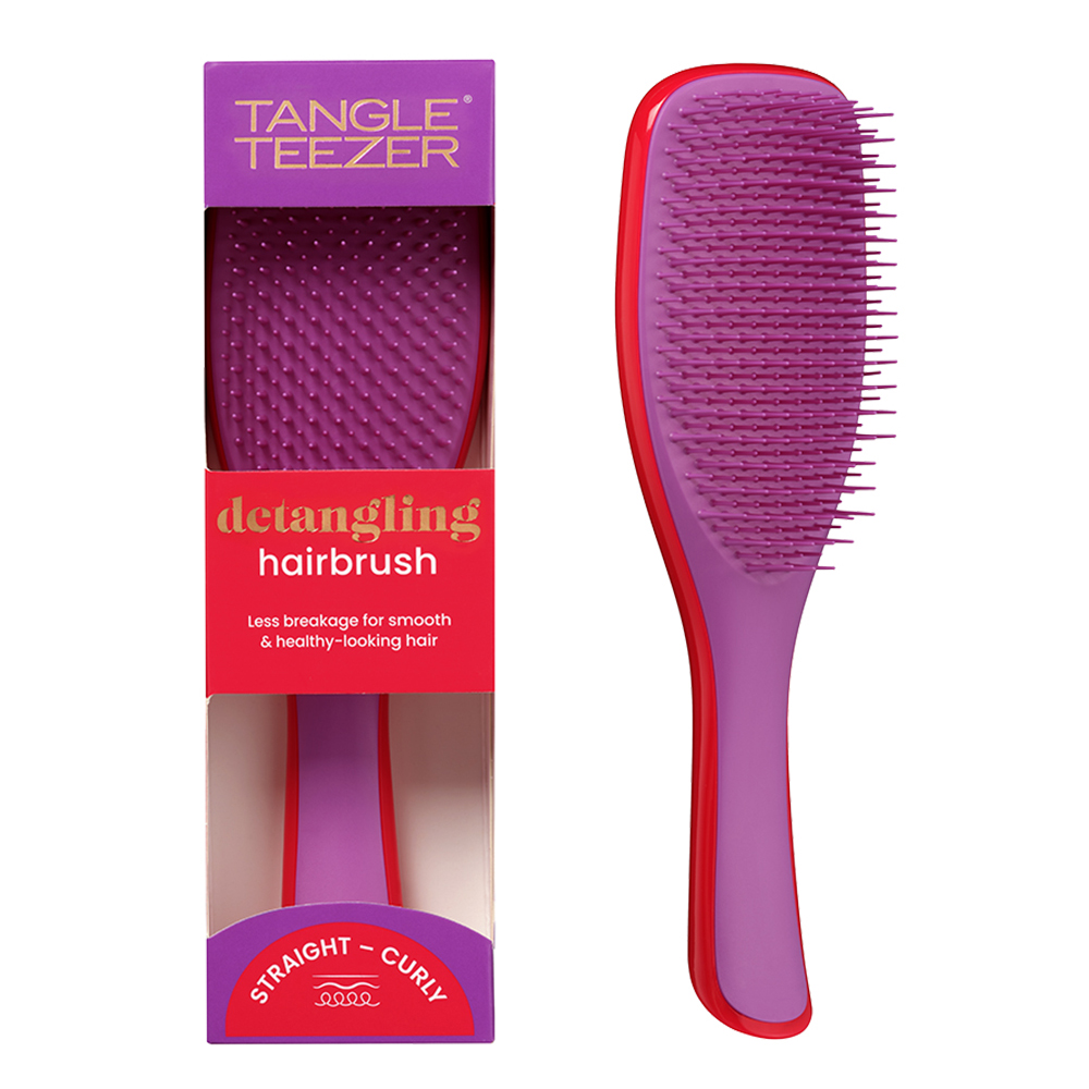 Tangle Teezer Расческа для прямых и волнистых волос Rubine, 40×65×225 мм (Tangle Teezer, The Ultimate Detangler) расческа для волос tangle teezer the ultimate detangler rosebud pink 1 шт