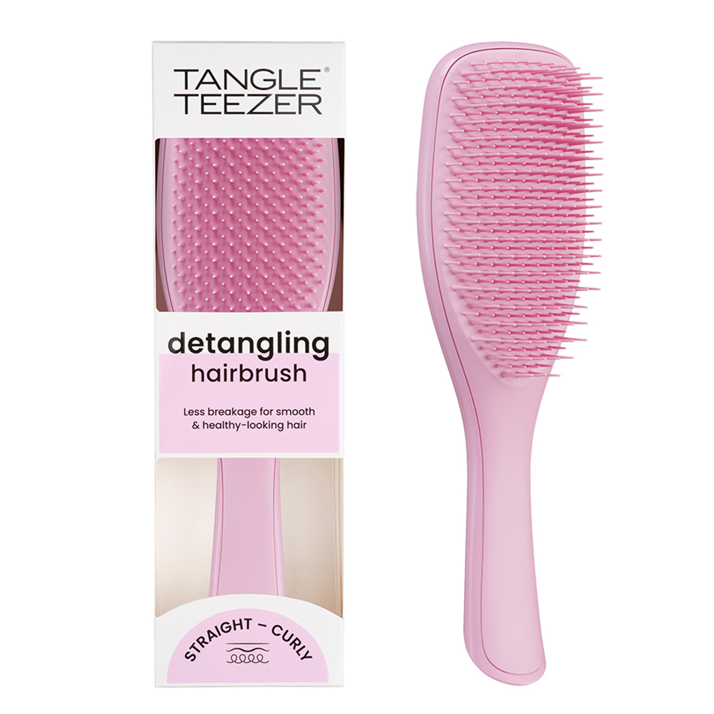 Тангл Тизер Расческа для прямых и волнистых волос Rosebud Pink, 40×65×225 мм (Tangle Teezer, The Ultimate Detangler) фото 5