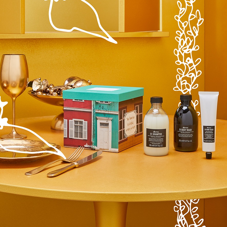 Давинес Подарочный набор для образа жизни в стиле OI, 3 средства (Davines, OI) фото 1