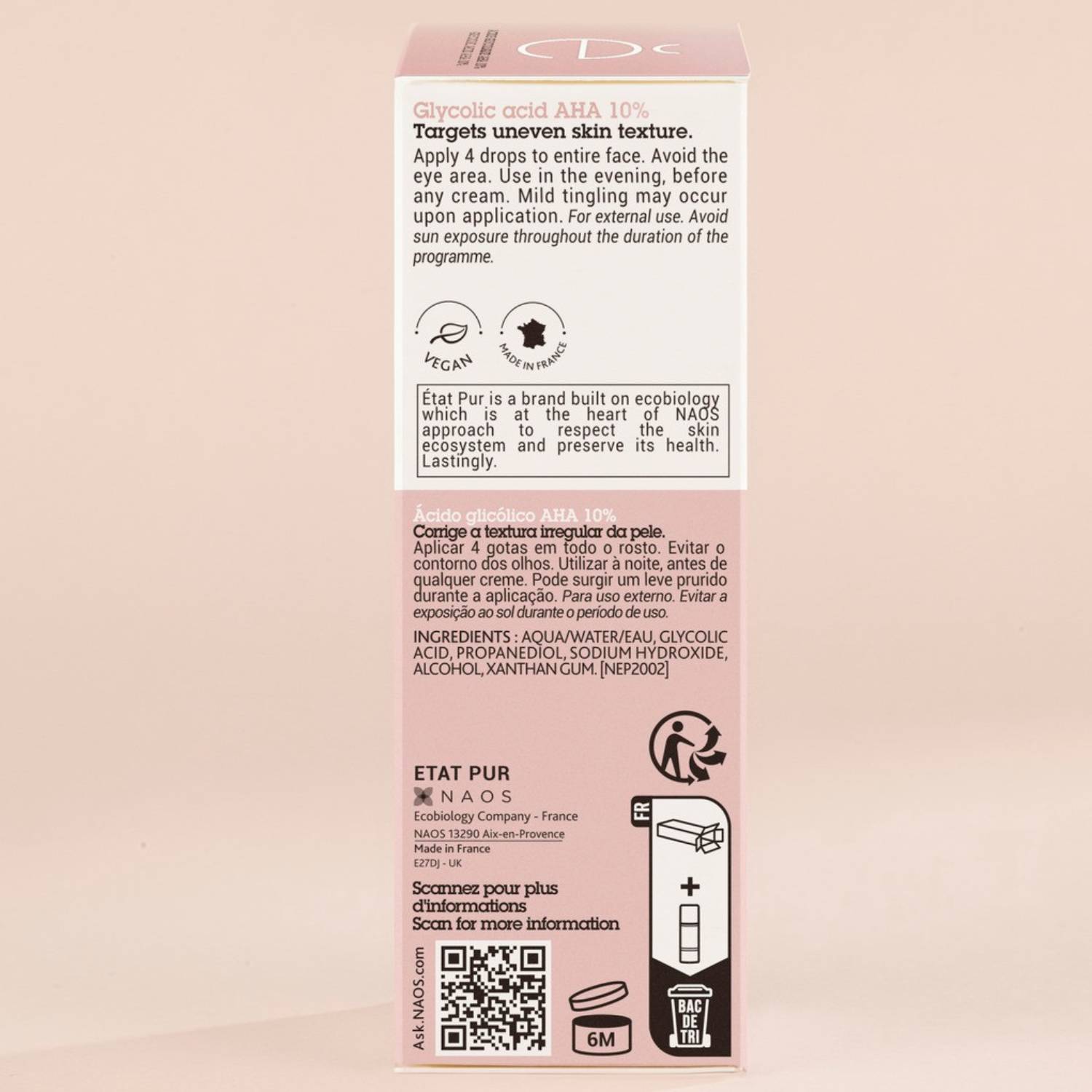 Эта пюр Сыворотка с Гликолевой кислотой 10%, 15 мл (Etat Pur, Активные молекулы) фото 4