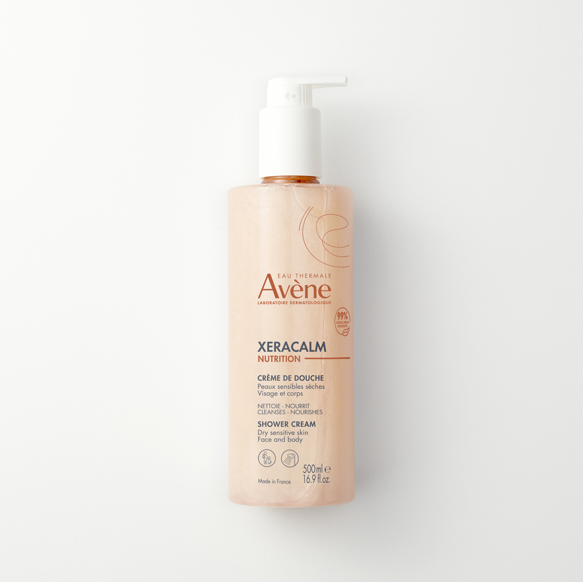 Авен Легкий питательный очищающий крем- гель, 500 мл (Avene, XeraCalm) фото 7
