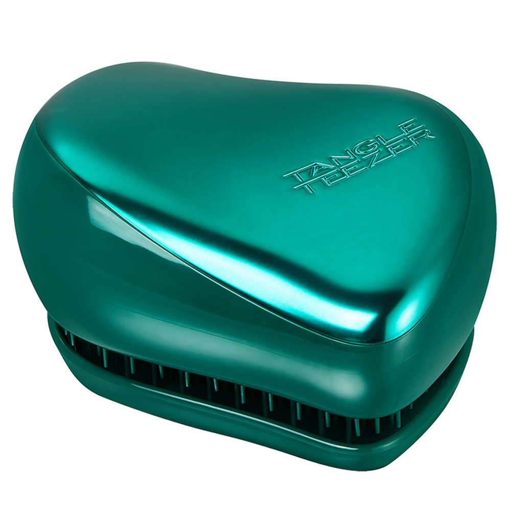 Тангл Тизер Расческа Green Jungle для всех типов волос, изумрудная (Tangle Teezer, Compact Styler) фото 5