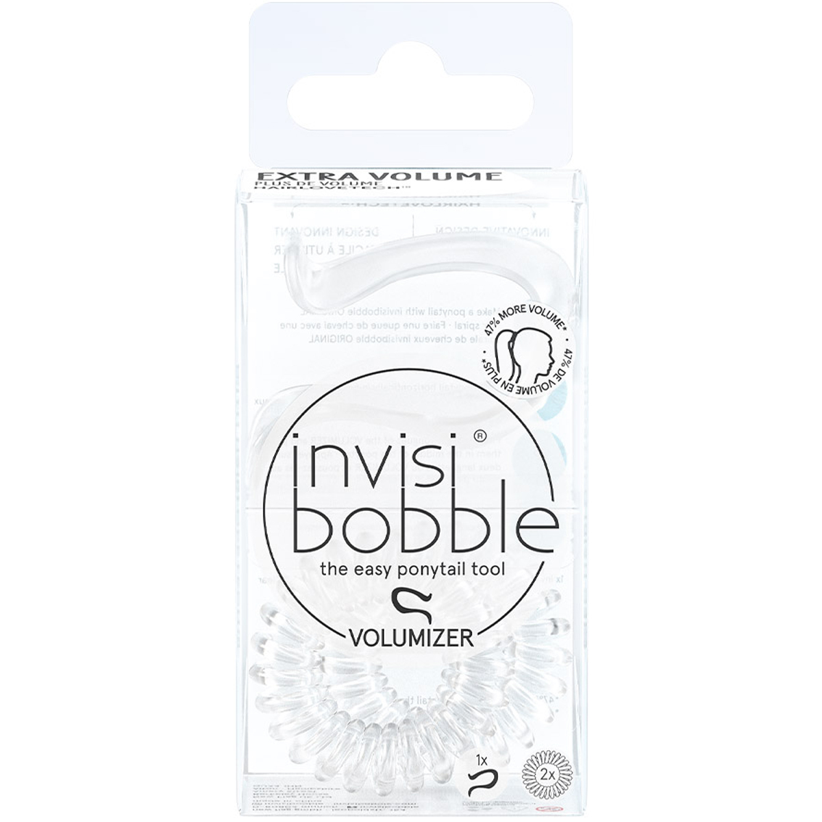 Инвизибабл Набор аксессуаров для объемной прически Crystal Clear (Invisibobble, Volumizer) фото 2