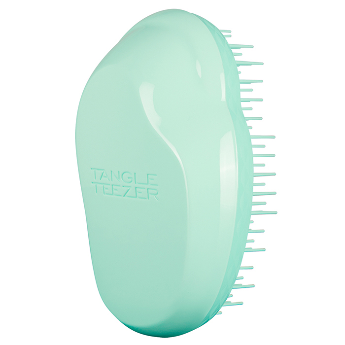 Тангл Тизер Расческа Mini Marine Splash для прямых и волнистых волос, нежно-салатовая (Tangle Teezer, The Original) фото 2